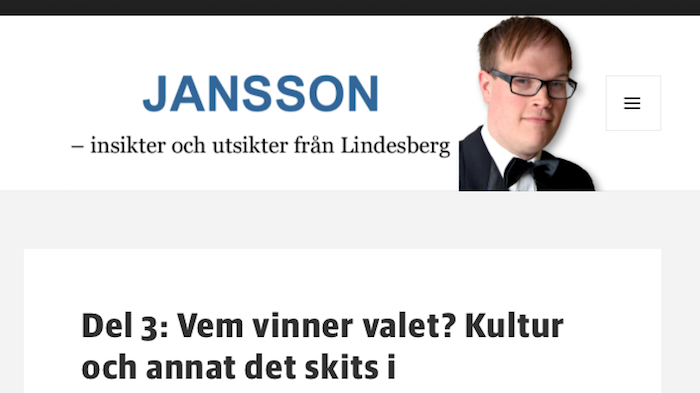 ​Stefan Jansson: Vem vinner valet?