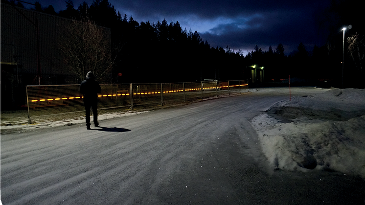 Ramirents egenutvecklade "GC-räcke" Gång- och cykelräcke 