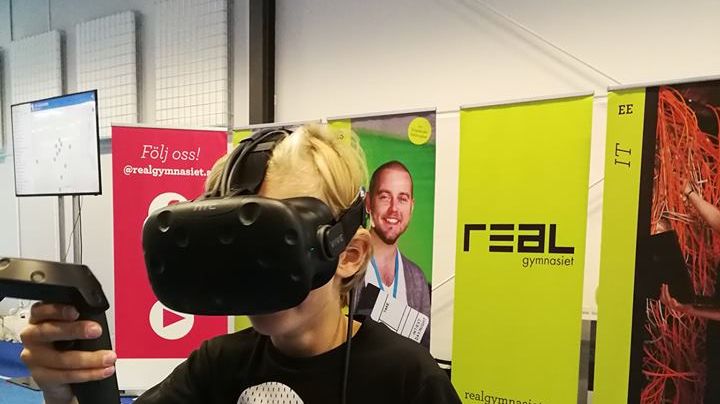 Elever från Realgymnasiet  utvecklar Virtual Reality-upplevelse för Gävleborna
