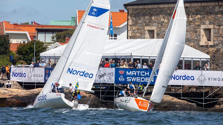 Segling inför publiken på Marstrand