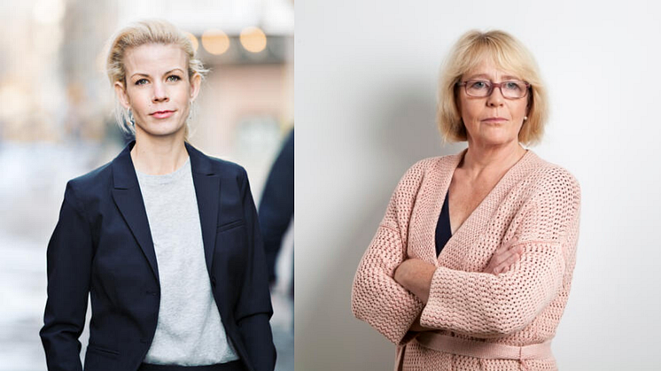 Anna König Jerlmyr och Irene Svenonius