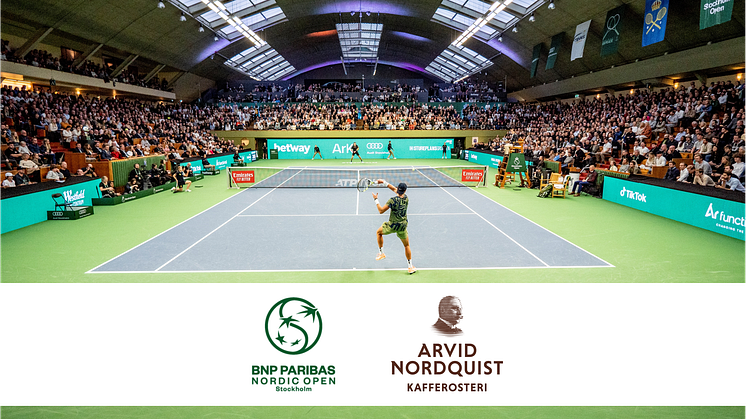 ARVID NORDQUIST blir exklusiv kaffepartner till BNP Paribas Nordic Open 2023
