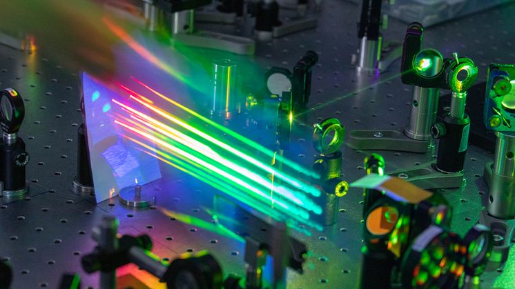 Ultra-short pulse lasers used at the Physics Department of the Politecnico di Milano to study photovoltaic cells