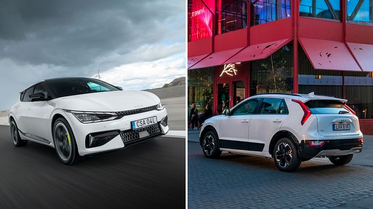 Kia EV6 GT - potentiell World Performance Car, och Kia Niro - potentiell World Car of the Year.