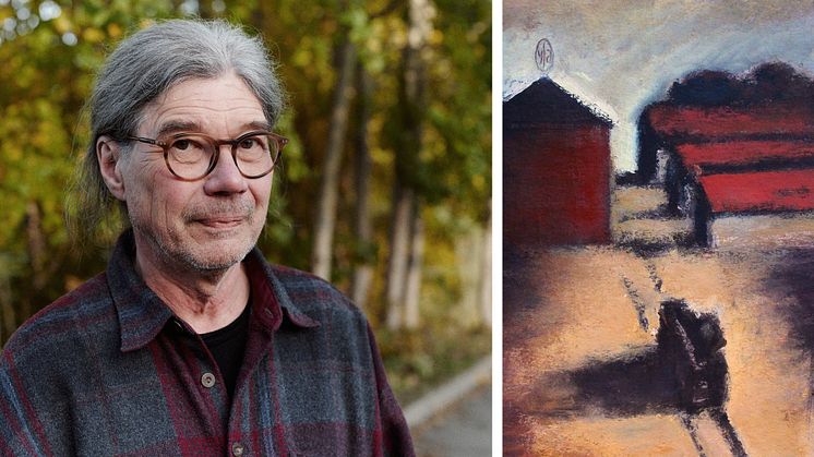 Den 25 november öppnar Ulf Lundkvists nya utställning "Det är kul att hålla på" på Arbetets museum i Norrköping. Foto: Josefine Laul, illustration: Ulf Lundkvist, båda beskurna.