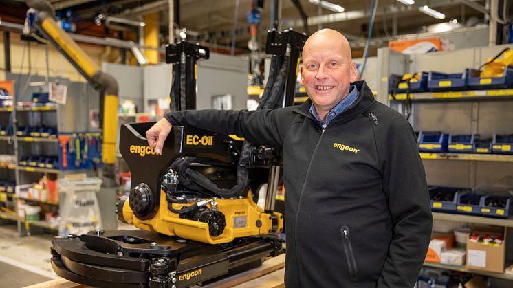 Krister Blomgren, administrerende direktør for Engcon Group