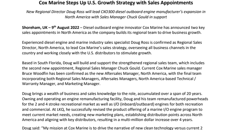 9 Aug 22 - Cox Marine Steps Up US Growth Strategy with Sales Appointments.pdf