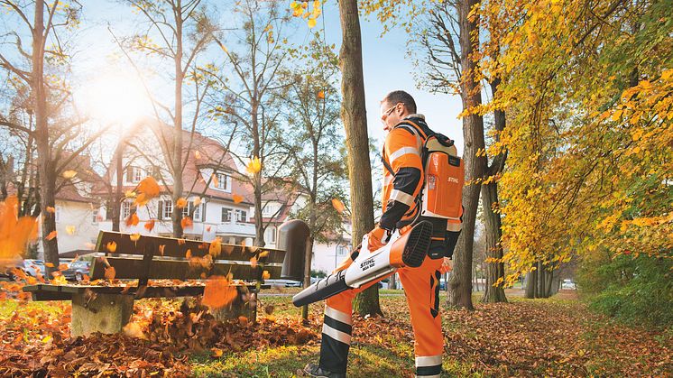 STIHL städar rent på gator och torg