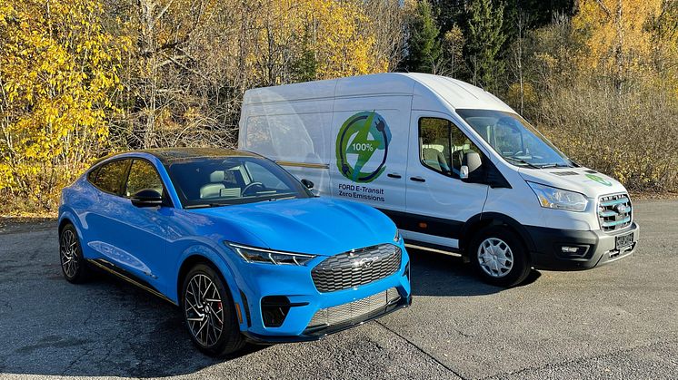 Ford Mustang Mach-E GT og Ford E-Transit 2021