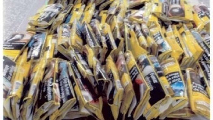 Smuggled tobacco pouches discovered at Bristol Airport
