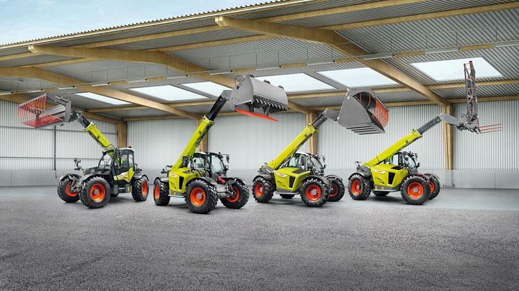 New CLAAS telehandlers in the 3- and 4-tonne class feature more power and more comfort