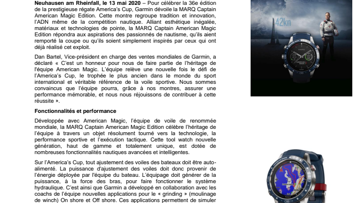 MARQ Captain American Magic Edition : une montre d’exception qui vient étoffer la collection haut-de-gamme de Garmin. 