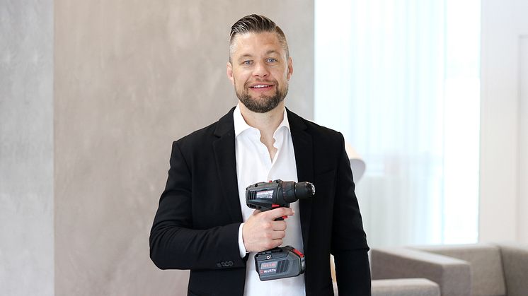 Niklas Andersson, Produktchef Maskiner Würth Svenska AB, ser fram emot den svenska lanseringen.