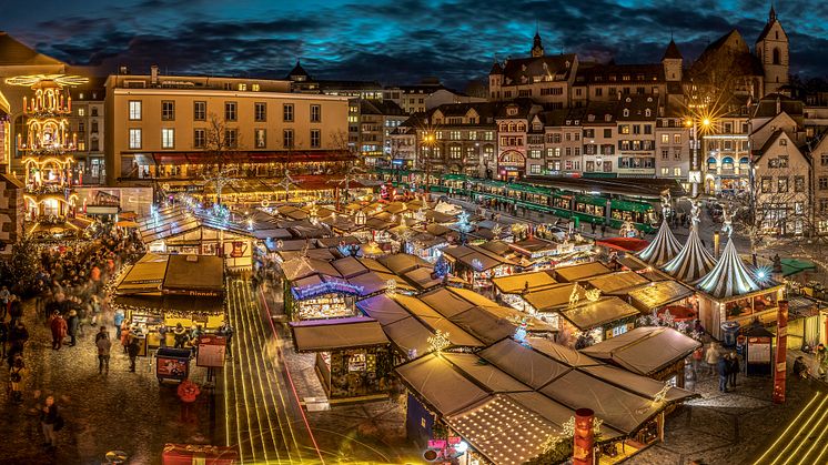 Der Weihnachtsmarkt Basel findet vom 25. November bis 23. Dezember 2021 statt.