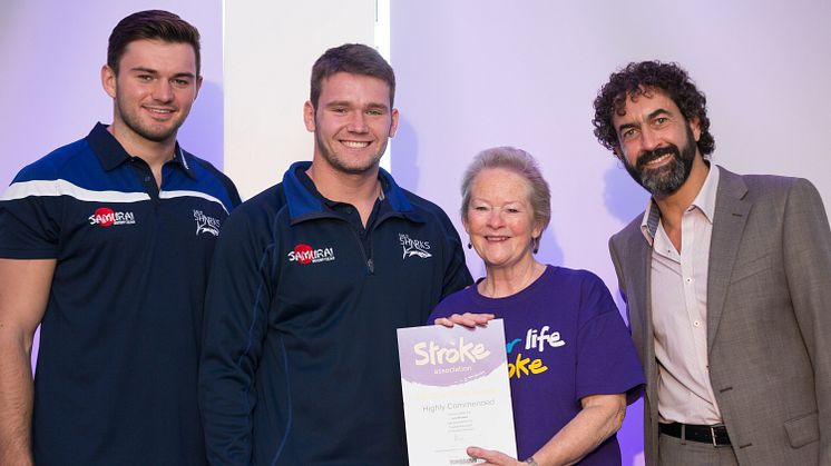 ​Stalybridge stroke survivor receives regional recognition