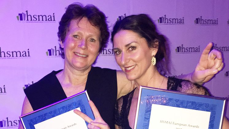 Radisson Blu fick honor awards i två kategorier på HSMAI European Marketing Awards 2015