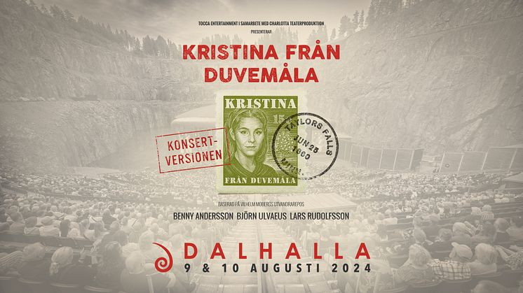 Hyllade konsertversionen av Kristina från Duvemåla tillbaka till Dalhalla i sommar