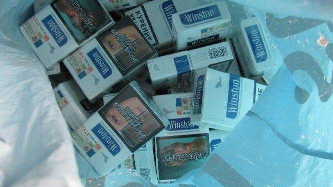 Op Brut cigarettes seized by HMRC in Merseyside 2