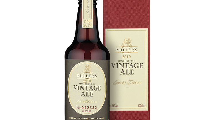 ​Årlig ölklassiker är tillbaka - Fuller’s Vintage Ale 2019