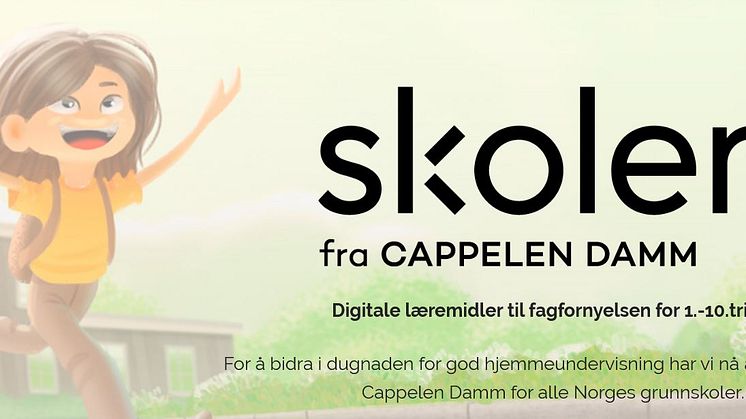 ​Cappelen Damm Undervisning åpner sine digitale læremidler