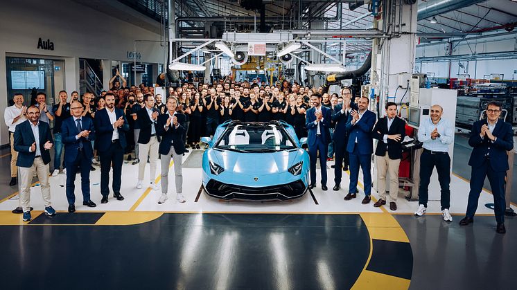 En æra slutter: Lamborghini har produceret den sidste Aventador