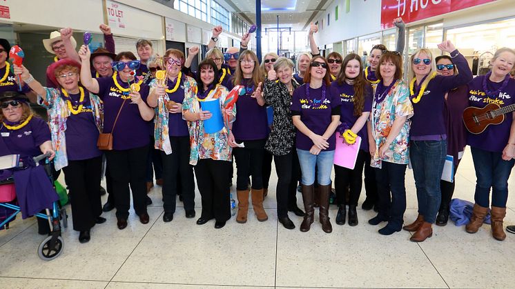 ​Stroke choir brings sunshine to Stretford shoppers