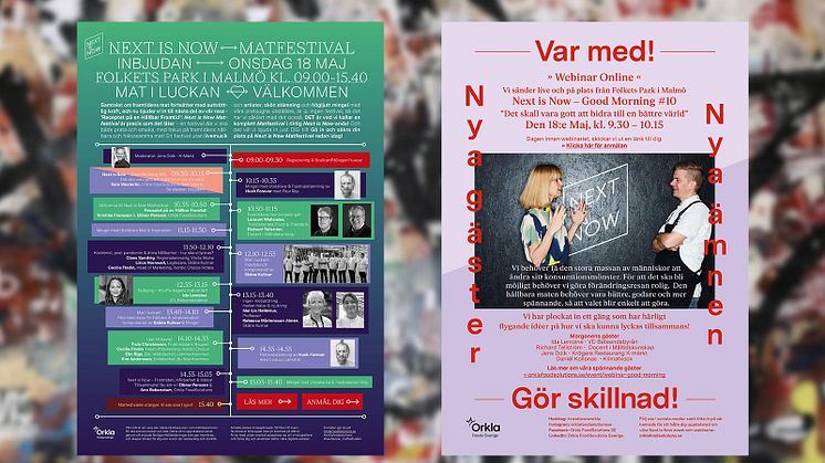 Ett gediget festivalprogram där dagen inleds med Next is Now - Good Morning #10.