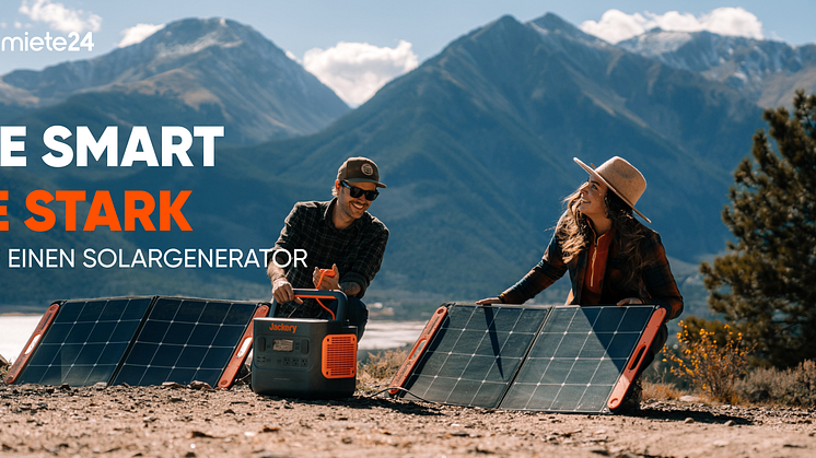 Jackery Powerstations und mobile Solarpanels bei Miete24