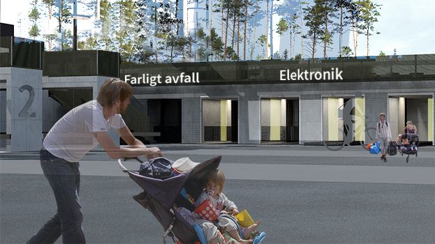 Pressvisning och invigning av unik kretsloppscentral i Älta