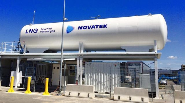 Novatek hat in Buchholz (Aller) im Großraum Hannover eine Tankstelle für flüssiges Erdgas eröffnet. (Bild: Novatek)