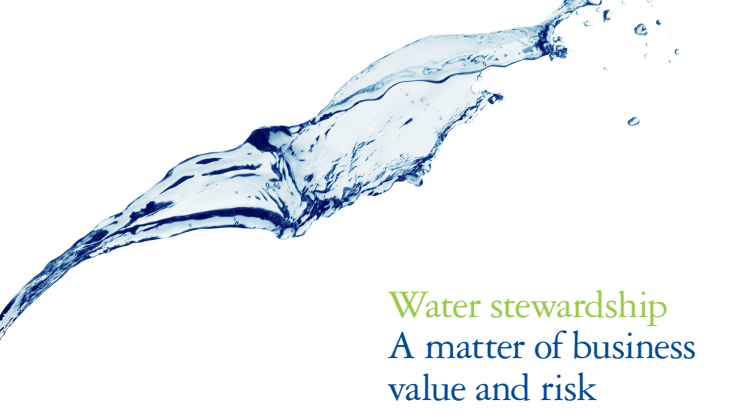 Water stewardship: A matter of business value and risk