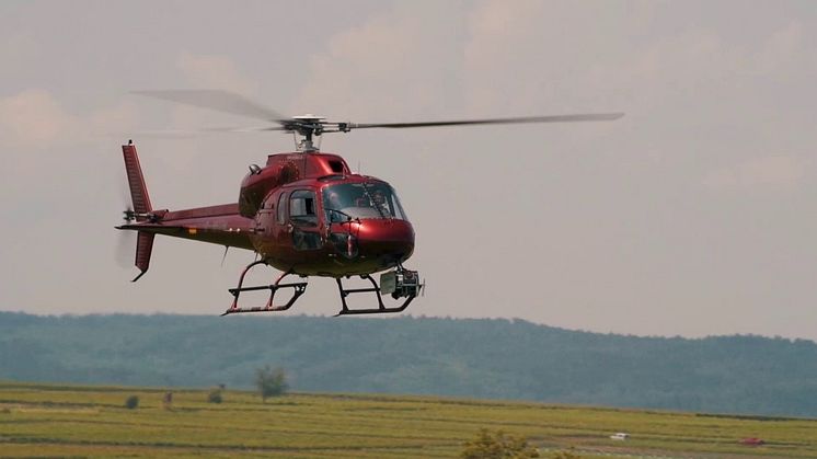 SH Netz testet die Kameratechnik auf Hubschraubereinsätzen.