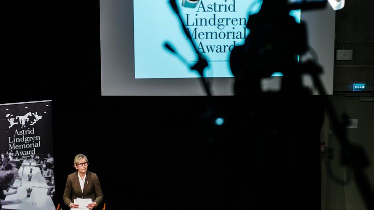 Tillkännagivande av mottagaren av Litteraturpriset till Astrid Lingrens minne 2015