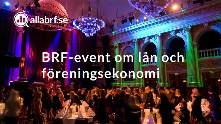 Allabrf Event: BRF-lån och föreningsekonomi