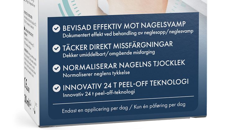 Nyhet! Nailner Active Cover – behandlar och täcker omedelbart missfärgningar vid nagelsvamp