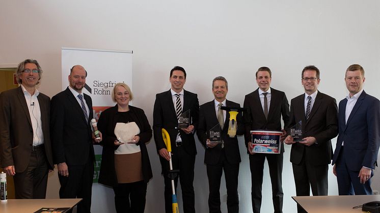 Gewinner des Wettbewerbs Baumarktprodukte des Jahres 2015/16 