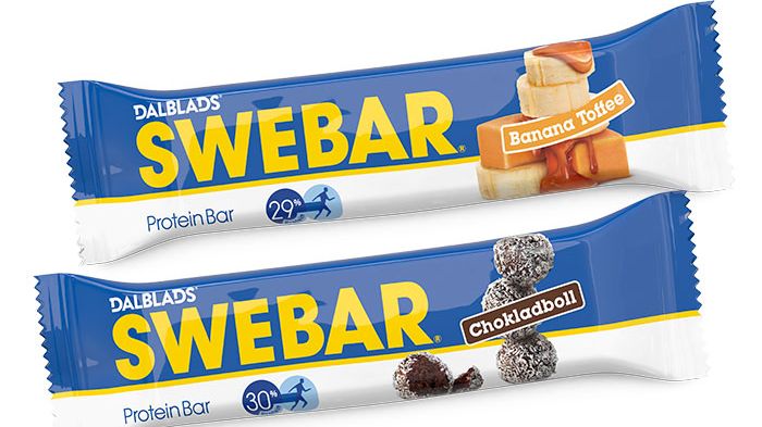 Med 30% protein per bar (55 g) och oemotståndlig smak är Dalblads nya smaker den perfekta belöningen efter ett träningspass eller som ett mellanmål. 