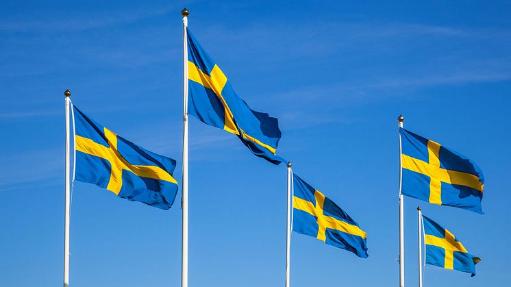 svenska flaggor