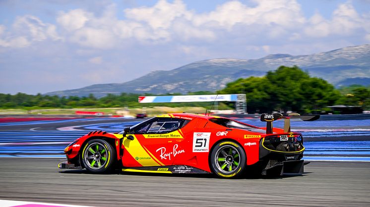 Nicklas Nielsen syver i GT World Challenge på Paul Ricard: Ikke et nemt ræs