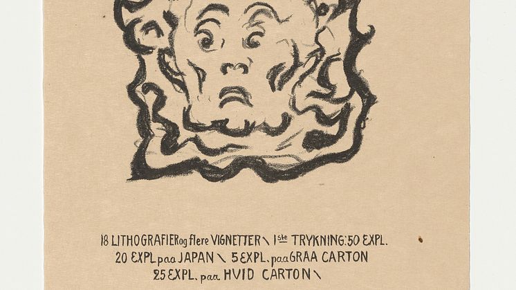 Edvard Munch: Alfa  og Omega: Tittelblad / Alpha and Omega: Title Page (1908-1909)