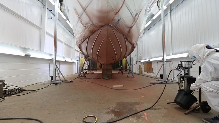 Suffolk Yacht Harbour new purpose-built advanced spray shop