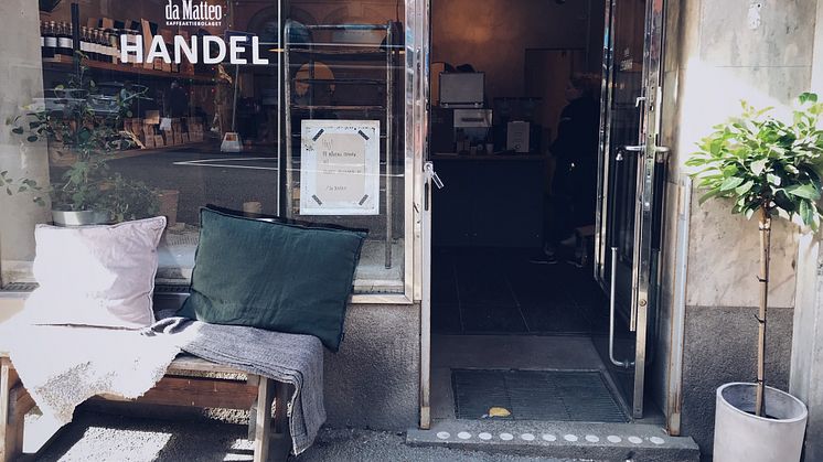 Butiken på Kristinelundsgatan är da Matteos andra butik i konceptet ”da Matteo Handel”