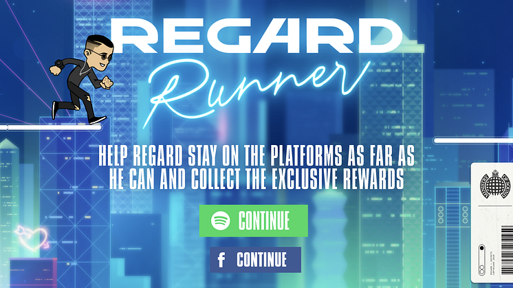 Ministry of Sound and International DJ Regard unveil new mobile and desktop game ‘Regard Runner’