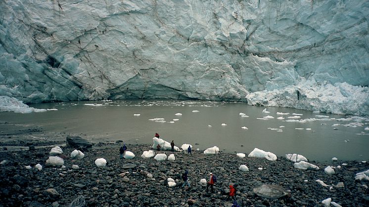 Greenland Ice Sheet near Kangerlussuaq, Greenland.