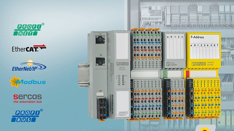 Profisafe-moduler fra I/O-systemet Axioline F fra Phoenix Contact 