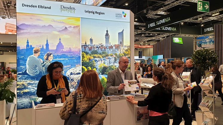 Internationale Tourismusbörse Berlin 2024 - Stand der LEIPZIG REGION