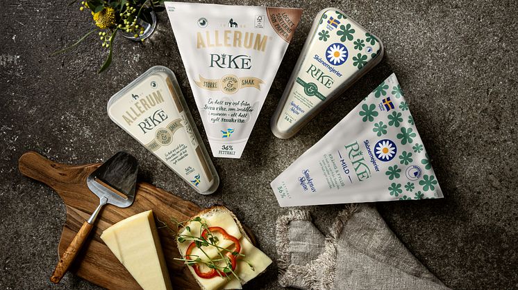 RIKE® från Skånemejerier och Allerum är en helt nyutvecklad osttyp som tagits fram med stort hantverkskunnande av Skånemejeriers ostmästare i Kristianstad.