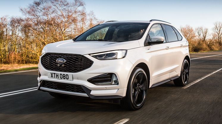 NY STOR-SUV:  Nye Ford Edge ble idag presentert for det europeiske markedet. Den er allerede blitt utnevnt til den mest teknologiske avanserte SUVen fra Ford noensinne. 