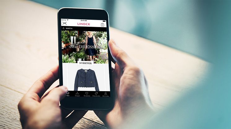 byBrick Interface har varit med och utvecklat Lindex nya app, som på mindre än en vecka leder topplistan på AppStore.
