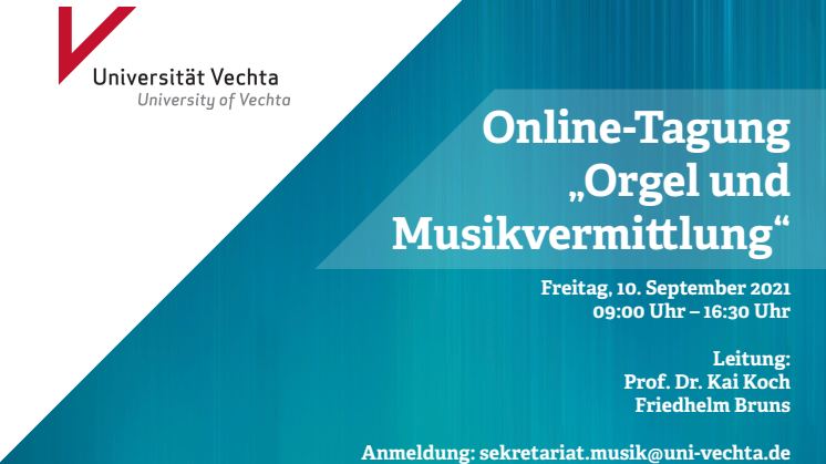 Plakat | Online-Tagung: Orgel und Musikvermittlung